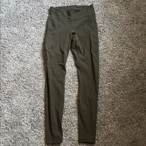 Lululemon Athletica Dark Green Leggings